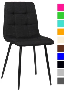 Butaca De Salón Tilde Moderna Con Base De Metal Negro & Protectores De Suelo - Imagen 1 de 14