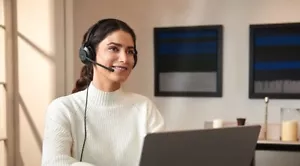USB Telephone Headset For Laptop Pc - Picture 1 of 4