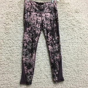 Under Armour Leggings Medium Womens Purple Compression Heatgear Camo Stretch - Picture 1 of 10