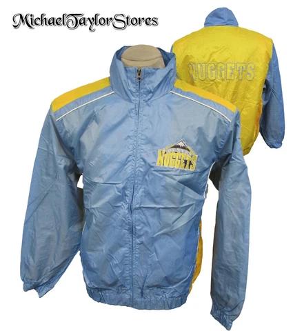 Denver Nuggets NBA Men's Blue Full-Zip Lightweight Warm Up Jacket Cover