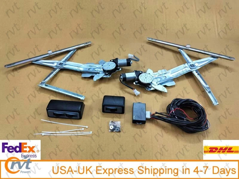 SUZUKI SAMURAI SJ410 SJ413 SIERRA  MANUAL TO POWER WINDOW KIT FOR- 2 DOORS - Image 1 of 4