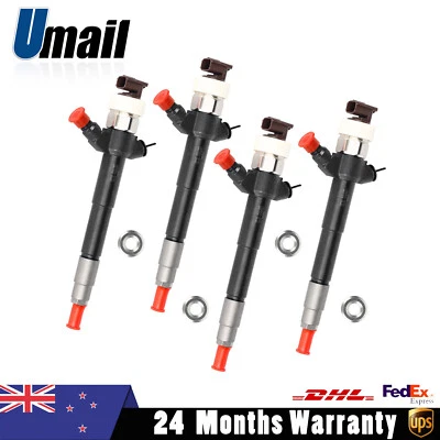 4x Diesel Fuel Injectors Nozzle For Toyota Hilux KUN26 1KD-FTV D4D 3.0L 09-2015 - Image 1 of 4