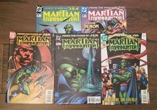 Martian Manhunter 1998 Lot of 5. 0, 1, 9, 18, 28. Near Mint NM. JLA. JSA.
