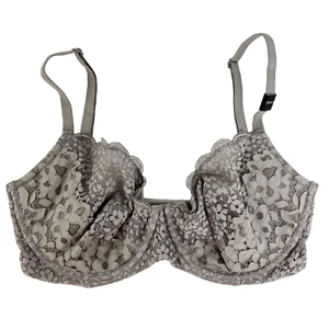 New Body By Victoria Secret 32DDD Unlined Demi Bra Heather Gray Underwire Sexy - Picture 1 of 9