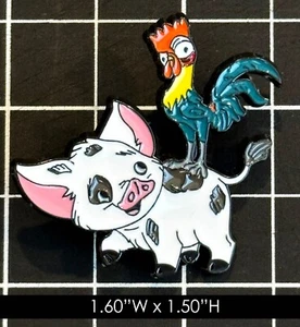 Disney Moana: Hei Hei & Pua Enamel Pin - Picture 1 of 2