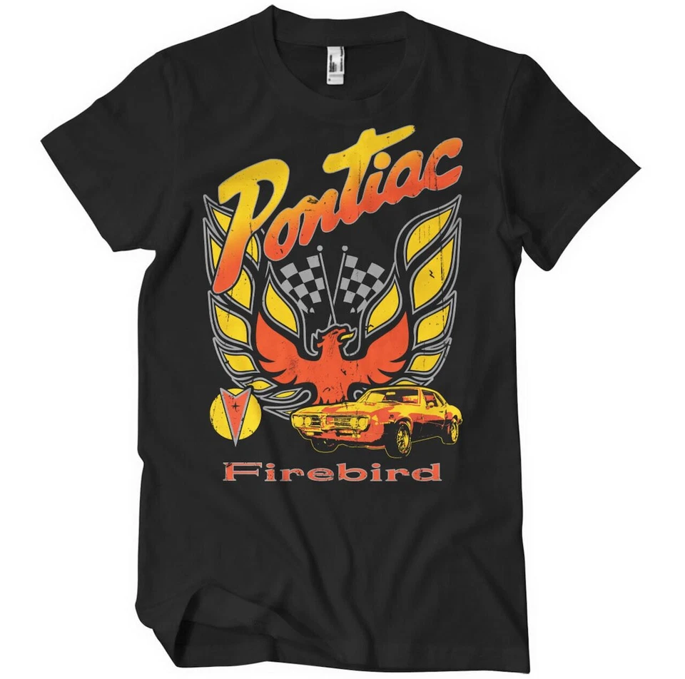 Camiseta retro para hombre Pontiac Firebird con licencia oficial S-5XL Foto 1 de 1