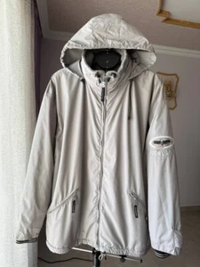 BOGNER COLORADO HIGHLANDS GRAY SILVER FLEECE PARKA JACKET COAT MENS SIZE 54 XL - Picture 1 of 16