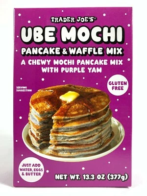 Mezcla de gofres para panqueques Trader Joe’s Ube Mochi envío rápido caducidad 26/09 Foto 1 de 4
