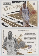 2009-10 Panini Rookies & Stars Gold Stars Black /100 Kevin Durant #6