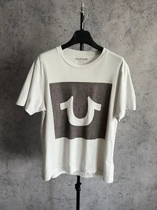 Camiseta True Religion Estampada Logo Grande Blanca Hombre Talla S Camiseta - Imagen 1 de 12