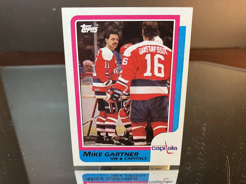 Mike Gartner Topps 1986 Card #59 Washington Nationals NHL Hockey - Image 1 of 1