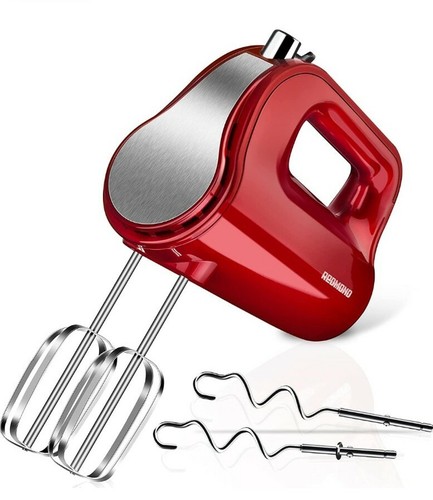5-Speed Electric Kitchen Hand Mixer- RED | eBay