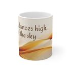 Golden Brown Mug - "Steam Dances High, Tales of the Sky" 
