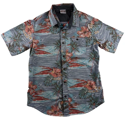RON JON SURF SHOP Hawaiian Shirt Men S Toucan Floral Short Sleeve Button-Up - Image 1 of 4