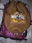 Vintage Six Flags Cowboys Sylvester And Tweety Leather Pouch With Theme Park Bag