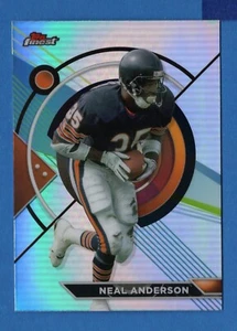Neal Anderson 2023 Topps Composite Refractor Topps Finest Bears - Picture 1 of 2