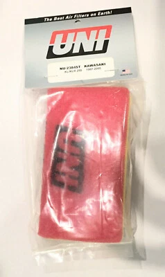 1987-2005 Kawasaki KL250/KLR250 Uni Air Filter Made in USA NU-2384ST FreeShip - Image 1 of 2