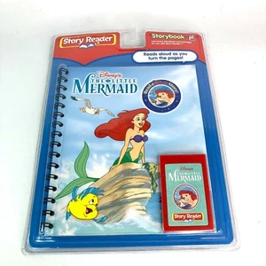 Story Reader - Disney The Little Mermaid Paperback Storybook 2004 - Book & Cart