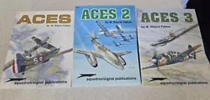 Aces Series 3 Book Lot by Wayne Patton - Aces, Aircraft & Tactics - Picture 1 of 1