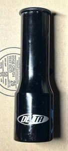 DELTA Alloy Bicycle Stem Raiser Black 1 1/8 Inch 3 1/4” Extension - Picture 1 of 5