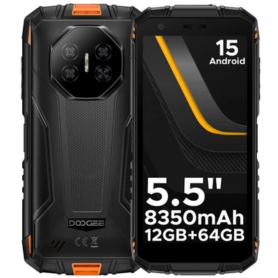 DOOGEE Fire 3 Outdoor Smartphone Android 15 Handy Ohne Vertrag 12GB+64GB 8350mAh