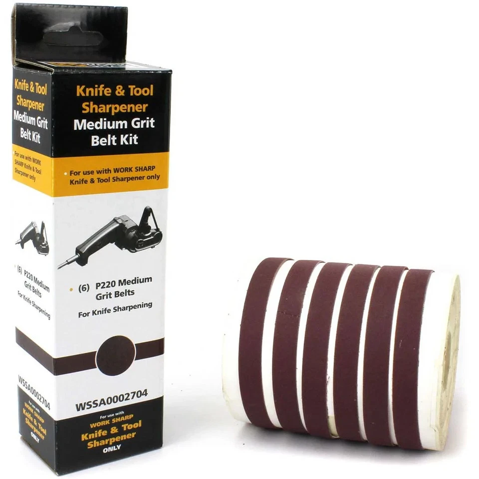Work Sharp Medium Grit Belt Kit 6 P220 Medium Grit Belts - Image 1 of 1