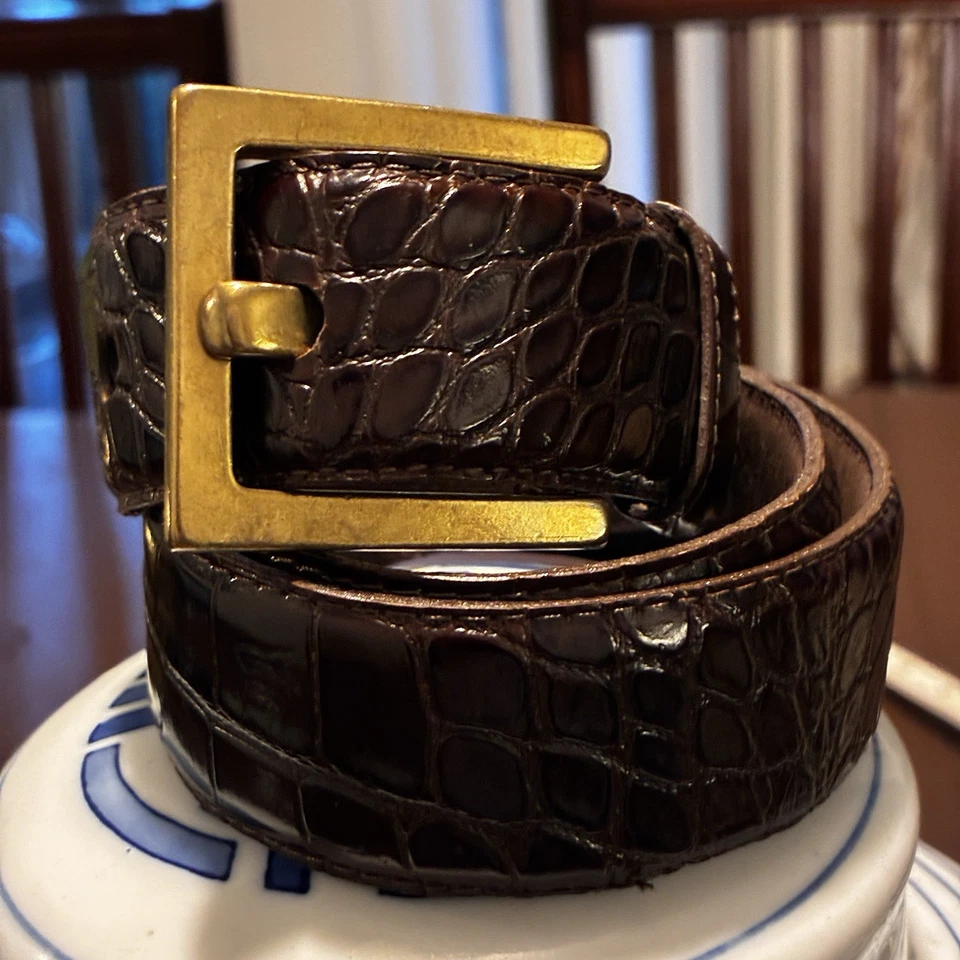johnny farah Embossed belt - Image 1 of 4