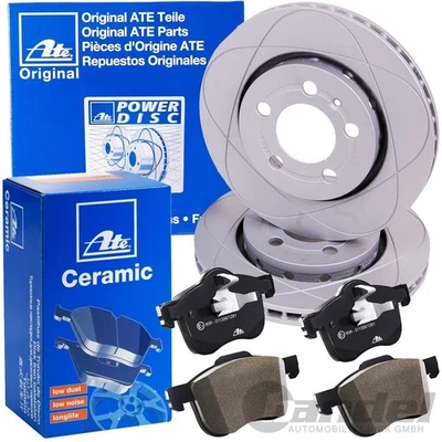 ATE powerdisc brake discs ø292 mm + ceramic pads rear suitable for Saab 9-3 - Image 1 of 4