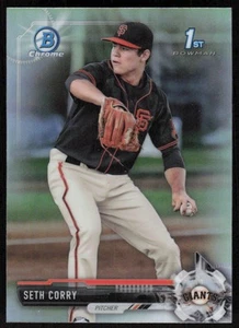2017 Bowman Draft CHROME REF #BDC-79 Seth Corry - FREE SHIPPING - Picture 1 of 2