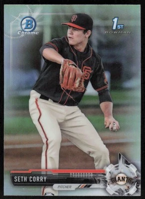 2017 Bowman Draft CHROME REF #BDC-79 Seth Corry   - FREE SHIPPING - Image 1 of 2