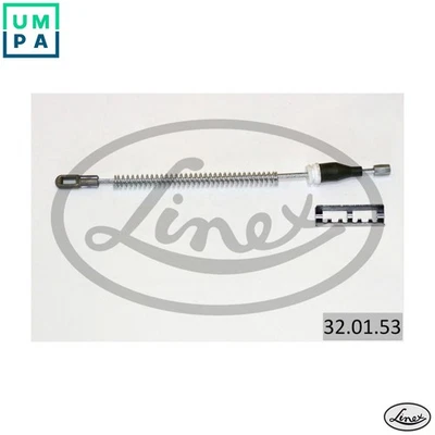 CABLE PULL PARKING BRAKE 32.01.53 FOR OPEL CORSA/Hatchback/Van VITA 1.0L 3cyl - Image 1 of 4