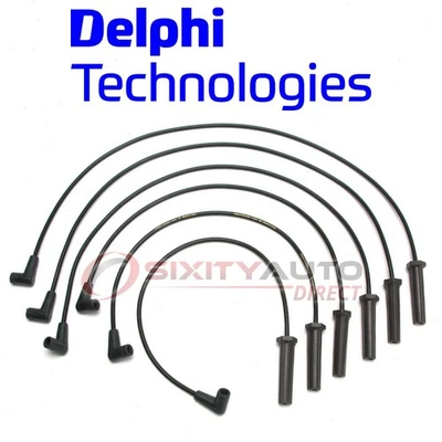 Delphi Spark Plug Wire Set for 2001-2005 Chevrolet Impala 3.4L V6 Ignition yi - Imagem 1 de 4