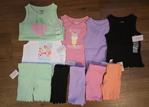 2T Girls Granimals Summer Shorts And Shirt Lot 10 Pieces - Picture 1 of 4