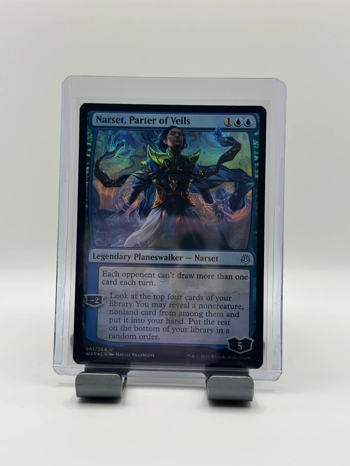 MTG, Narset, Parter of Veils FOIL 61 NM War of the Spark Foil - Image 1 of 1