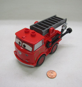 Lego Duplo Pixar Movie Cars Red the Firetruck 6132 Fire Truck 2012 Ladder Hose