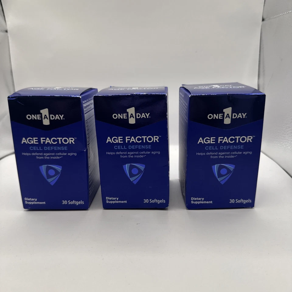 Lote (3) 30 cápsulas blandas función de salud celular defensa celular factor de edad al día Foto 1 de 4