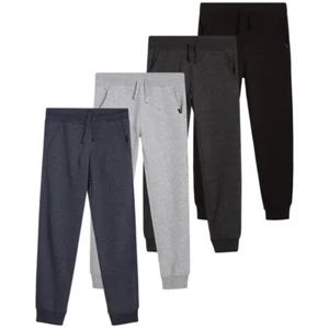 Lee Boys' Sweatpants - 4 Pack Basic Cozy Active Fleece Jogger Size L (14/16) New - Picture 1 of 8