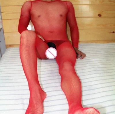 Herren Bodystocking Sexy Schritt Offen Ouvert Strumpfhose Catsuit Männer Dessous - Bild 1 von 2