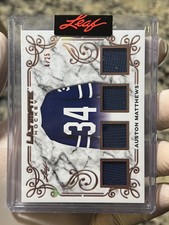 2023 Leaf Ultimate Hockey Icons Auston Matthews Quad Relic - Bronze /25