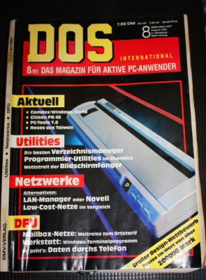 Heft: DOS International Das Magazin für aktive PC-Anwender Nr. 8/91 - Vintage - Bild 1 von 2