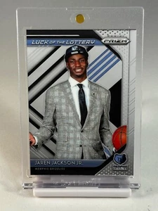 2018-19 PANINI PRIZM JAREN JACKSON JR RC LUCK OF THE LOTTERY #4 MEMPHIS ROOKIE - Picture 1 of 2