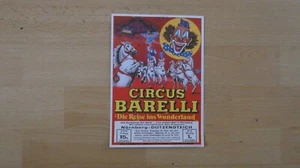 Altes Plakat Circus Barelli 1999 - Bild 1 von 1