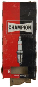 Champion Copper Plus Resistor Spark Plugs Box Of 6 New Old Stock RJ18YC8-50 - Picture 1 of 4