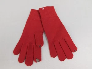 Isotoner SmarTouch Knit Touchscreen Tech Gloves - Henna Red, One Size #6438 - Picture 1 of 2