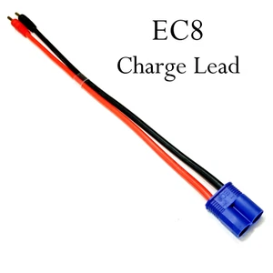 RCP EC8 CHARGER LEAD 12" Heavy Duty 10 awg Wire - Picture 1 of 20