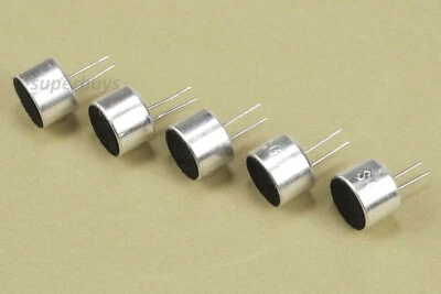 5pcs 9.7mm Electret Condenser Microphone Capsule MIC Cartridge Omni Directional - Image 1 of 4