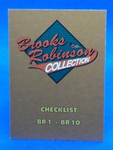1993 Ted Williams Card Company Collection Brooks Robinson (Checklist) #BR10 HOF