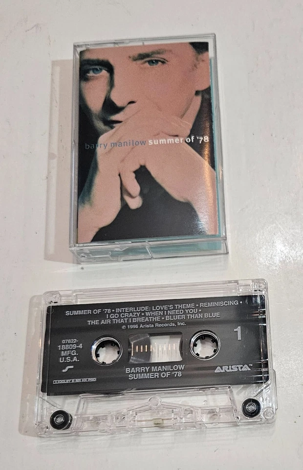 BARRY MANILOW SUMMER OF 78 Cassette Tape 1993 Rock Pop Rare - Image 1 of 4