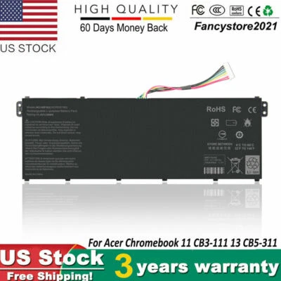 Batería de portátil para Acer Chromebook CB5-311 CB3-531 CB5-571 AC14B18J elegante Foto 1 de 4