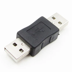 2PCS USB 2.0 Maschio a USB Maschio Cavo Accoppiatore Adattatore Cambiatore Convertitore M - Foto 1 di 4